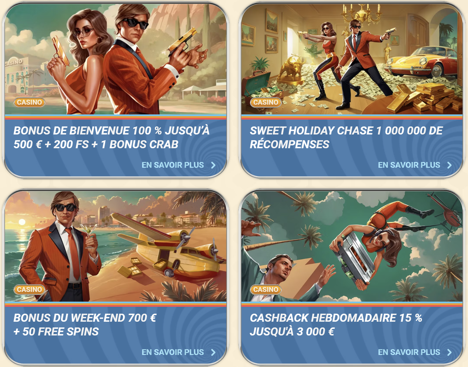 Vegasino casino bonus